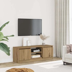 vidaXL Έπιπλο Τηλεόρασης Αρτισιανή Δρυς 102x30x36 εκ από Επεξεργ. Ξύλο