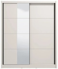 Ντουλάπα με Καθρέφτη Albi 180 Cashmere 180x60x216 εκ. 180x60x216 εκ.