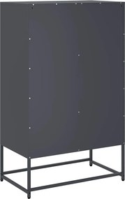 vidaXL Ντουλάπι Ανθρακί 68x39x111,5 εκ. από Χάλυβα