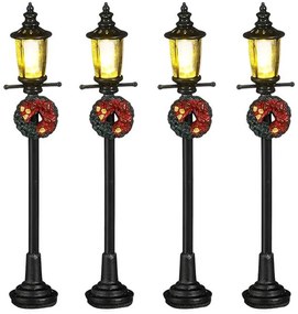 Σετ Διακοσμητική Μινιατούρα Φανάρι LuVille με φωτισμό LED και διαστάσεις 2x1.5x10cm - 4 τεμάχια