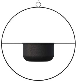 Κασπώ Κρεμαστό Payanda 247HFM1201 40x17x40cm Black Aberto Design Μέταλλο
