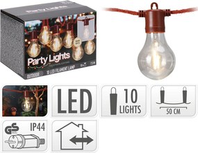 PARTY LIGHTS PARTY LIGHTS BULBS 50LED RED B