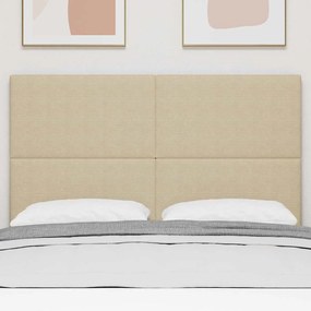 vidaXL LED κεφαλάρι με κεφαλάρι Γκρι Πράσινο 144 cm Πολυεστέρας