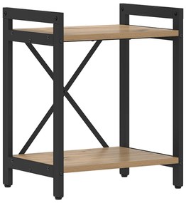 vidaXL Βιβλιοθήκη artisan δρυς 40 x 30 x 48.5 εκ Επεξεργασμένο ξύλο