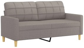 vidaXL Σετ Σαλονιού 3 Τεμαχίων Taupe από Ύφασμα