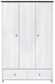 Ντουλάπα Boston S119, Sibu πεύκο, 200x129x56cm, Πόρτες ντουλάπας: Με μεντεσέδες