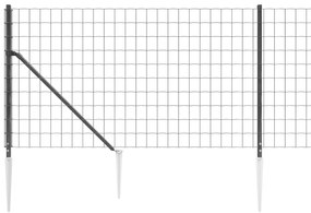 Συρματόπλεγμα Περίφραξης Ανθρακί 0,8 x 10 μ. με Καρφωτές Βάσεις - Ανθρακί