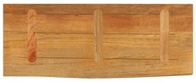 vidaXL Επιφάνεια Τραπεζιού 90x30x3,8 εκ. Live Edge Μασίφ Ξύλο Μάνγκο