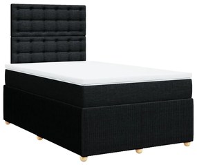 ΚΡΕΒΑΤΙ BOXSPRING ΜΕ ΣΤΡΩΜΑ ΜΑΥΡΟ 120X200 ΕΚ. ΥΦΑΣΜΑΤΙΝΟ 3294339