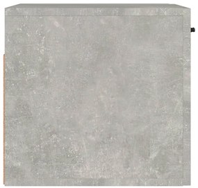 vidaXL Ντουλάπι Τοίχου Γκρι Σκυρ. 80x36,5x35 εκ. Επεξεργασμένο Ξύλο