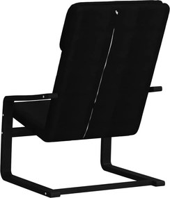 vidaXL Πολυθρόνα Relax Μαύρη Υφασμάτινη