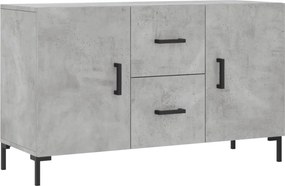 vidaXL Ντουλάπι Γκρι Σκυροδέματος 100 x 36 x 60 εκ. Επεξεργασμένο Ξύλο