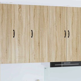 vidaXL Κρεμαστό ντουλάπι κουζίνας Δρύς Sonoma 40 x 31 x 100 εκ.