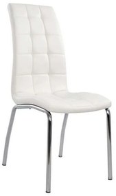Καρέκλα Carey 43x64x100 HM0175.11 White Μέταλλο,Τεχνόδερμα
