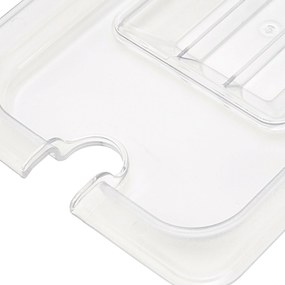 Gastronorm Lid - 1/6 GN - Polycarbonate - with Recess