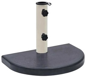 vidaXL Βάση Ομπρέλας Μαύρη 40 x 28 x 4 εκ. από Γρανίτη