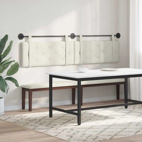 vidaXL Κρεμαστό Κεφαλάρι Κρεμ Βελούδο