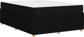 vidaXL Σκελετός Κρεβατιού Μαύρο 160 x 200 cm ύφασμα
