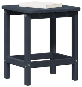 vidaXL Τραπέζι Adirondack Ναυτικό Μπλε 38x38x46 εκ. HDPE