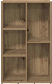 vidaXL Βιβλιοθήκη Artisan Δρυς 50x25x80 εκ. Επεξεργασμένο Ξύλο