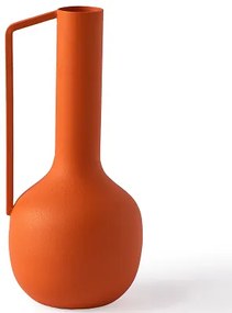 Βάζο Roman Evening Μεταλλικό Πορτοκαλί L11xB11xH25cm POLSPOTTEN