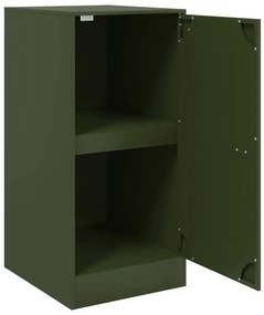 vidaXL Ντουλάπι Πράσινο Λαδί 34,5 x 39 x 73 εκ. από Ατσάλι