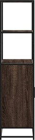 vidaXL Highboard καφέ δρυς Κατασκευασμένο ξύλο και μέταλλο