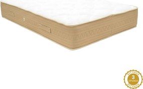 Κρεβάτι με στρώμα Athos Sleepy pakoworld wenge 160x200εκ