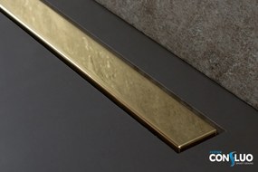 Karag Confluo Frameless Line Oro - Γραμμικό Σιφώνι Δαπέδου Χρυσο - 30 εκ.