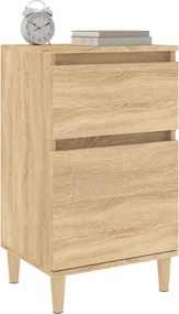 vidaXL Κομοδίνα 2 τεμ. Sonoma Δρυς 40x35x70 εκ.