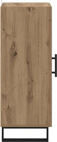 vidaXL Πλαϊνό γραφείο Artisan Oak 34,5 x 34 x 90 εκ.