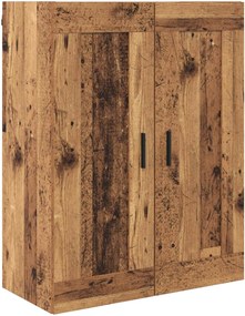 vidaXL Highboard 2 pcs Παλιό Ξύλο Επεξεργασμένο ξύλο