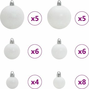 vidaXL Χριστουγεννιάτικο Δέντρο Πράσινο 120 cm PVC