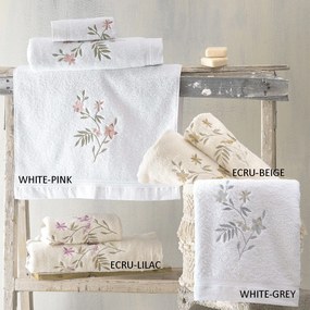 Πετσέτες Μπάνιου (Σετ 3τμχ) Rythmos Annalise 470gsm ECRU-BEIGE
