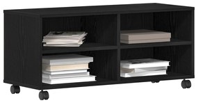 vidaXL Κονσόλα Τηλεόρασης Μαύρη 90x35x35 εκ Επεξεργασμένο Ξύλο