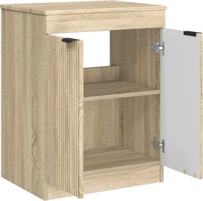 vidaXL Ντουλάπι Μπάνιου Sonoma Δρυς 54 x 41 x 70 εκ Επεξεργασμένο Ξύλο