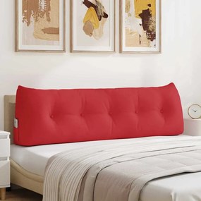 vidaXL Μαξιλάρι Πλάτης Κόκκινο 160 x 24 x 50 εκ ύφασμα