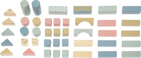 Ξύλινα Τουβλάκια (Σετ 50τμχ) A-S Building Blocks 195844