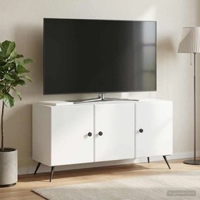 vidaXL Ντουλάπι TV Λευκό 99 x 34,5 x 50 εκ. Επεξεργασμένο Ξύλο