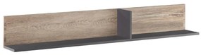MATIS Επιτοίχιο ράφι DENVER δρυς kalaj/ ανθρακί 172,8x21x24,2 MATIS160474