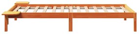 vidaXL Πλαίσιο κρεβατιού με κομοδίνα Καφέ 75 x 190 cm Καφέ κεριού