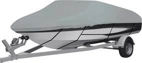 vidaXL Κάλυμμα Σκάφους Γκρι 410x110x40 εκ.