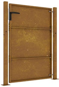 vidaXL Πόρτα Κήπου 100x150 εκ. από Ατσάλι Corten