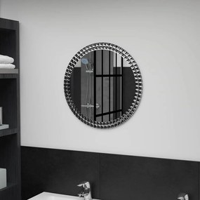 vidaXL Καθρέφτης Τοίχου 50 εκ. από Ψημένο Γυαλί