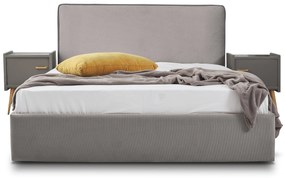 Επενδυμένο Κρεβάτι Ritz-Gkri Anoixto-110 x 200-Με μηχανισμό ανύψωσης