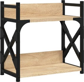 vidaXL Βάση Εκτυπωτή 2 Επιπέδων Sonoma Δρυς 40x20x40 εκ Επεξ. Ξύλο