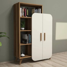 Stewehome Ντουλάπι πολλαπλών χρήσεων Λευκό 90x32x132 cm