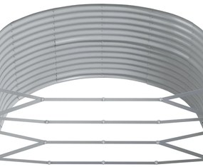vidaXL Ζαρντινιέρα Ανθρακί 447x140x68εκ Ατσάλι με Ηλεκτρ. Βαφή Πούδρας