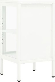vidaXL Μπουφές 38 x 35 x 70 εκ. Μέταλλο και Γυαλί