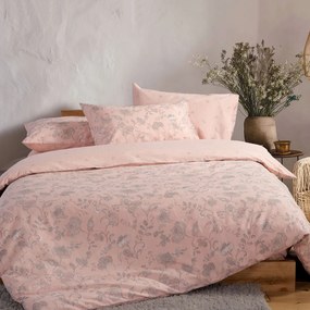 Σεντόνια Υπέρδιπλα (Σετ) Nef-Nef Homeware Smart Carena Pink Σομόν ΧΩΡΙΣ ΛΑΣΤΙΧΟ 240x270